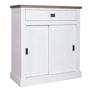 Landhausstil Anrichte Kubic Oak 1 Schub 2 Schiebetüren