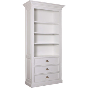 Landhausstil Bücherschrank Chic 3 Schübe