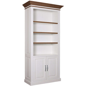 Landhausstil Bücherschrank Chic Oak 2 Türen