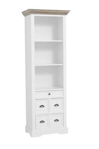 Landhausstil Bücherschrank Fleur 66 cm - Das Holländische Möbelhaus