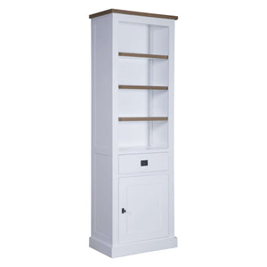 Landhausstil Bücherschrank Kubic Oak 1 Tür 1 Schub