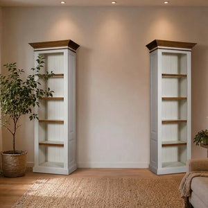 Landhausstil Bücherschrank Chic Oak 4 Regale