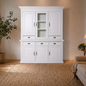 Landhausstil Buffetschrank Chic 6 Türen 5 Schübe