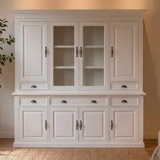 Landhausstil Buffetschrank Chic 8 Türen 5 Schübe - Das Holländische Möbelhaus