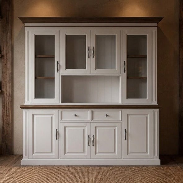 Landhausstil Buffetschrank Chic Oak 8 Türen 2 Schübe - Das Holländische Möbelhaus