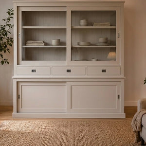 Landhausstil Buffetschrank Kubic 4 Schiebetüren 3 Schübe