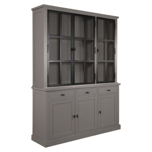 Landhausstil Buffetschrank Kubic Metall 6 Türen 3 Schübe 170 cm