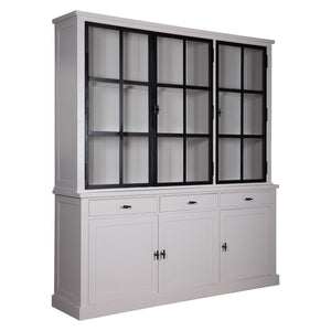 Landhausstil Buffetschrank Kubic Metall 6 Türen 3 Schübe