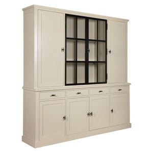 Landhausstil Buffetschrank Kubic Metall 8 Türen 4 Schübe