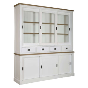 Landhausstil Buffetschrank Kubic Oak 6 Schiebetüren 4 Schübe