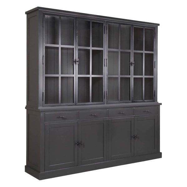 Landhausstil Buffetschrank Kubik Metall 220 cm - Das Holländische Möbelhaus