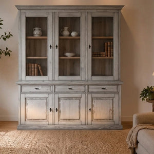 Landhausstil Buffetschrank Oslo 6 Türen 3 Schübe