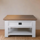 Landhausstil Couchtisch Chic Oak 80 cm - Das Holländische Möbelhaus