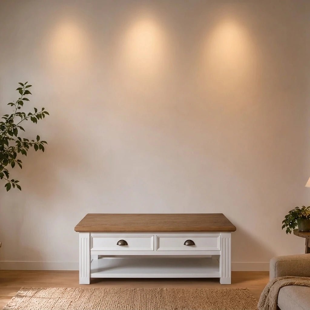 Landhausstil Couchtisch Chic Oak - Das Holländische Möbelhaus
