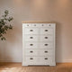 Landhausstil Highboard Fleur 88 cm - Das Holländische Möbelhaus