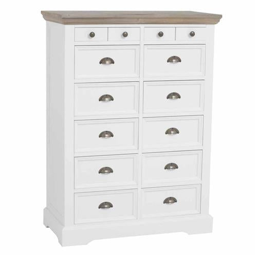 Landhausstil Highboard Fleur 88 cm - Das Holländische Möbelhaus