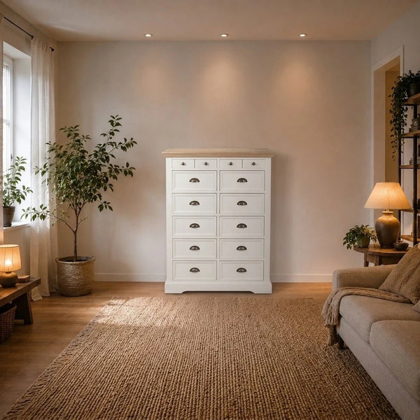 Landhausstil Highboard Fleur 88 cm - Das Holländische Möbelhaus