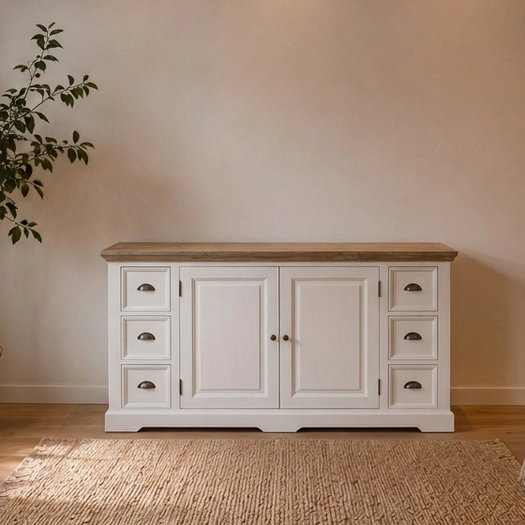 Landhausstil Kommode Fleur 160 cm - Das Holländische Möbelhaus