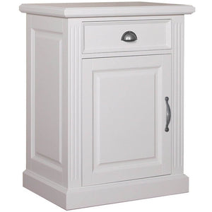 Landhausstil Nachtschrank Chic 1 Tür 1 Schub