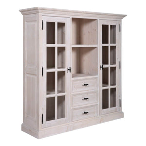 Landhausstil Schrank Oslo 2 Türen 3 Schübe