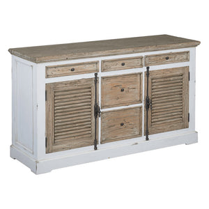 Landhausstil Sideboard Amanda 2 Türen 5 Schübe