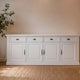 Landhausstil Sideboard Chic 4 Türen 4 Schübe 224 cm - Das Holländische Möbelhaus
