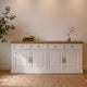 Landhausstil Sideboard Chic Oak 4 Türen 4 Schübe - Das Holländische Möbelhaus