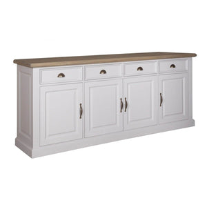 Landhausstil Sideboard Chic Oak 4 Türen 4 Schübe 224 cm