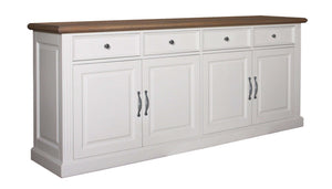 Landhausstil Sideboard Chic Oak 4 Türen 4 Schübe