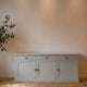 Landhausstil Sideboard Kubic Metall 3 Türen 3 Schübe 200 cm - Das Holländische Möbelhaus