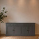 Landhausstil Sideboard Kubic Metall 4 Türen 4 Schübe - Das Holländische Möbelhaus