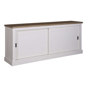 Landhausstil Sideboard Kubic Oak 2 Schiebetüren