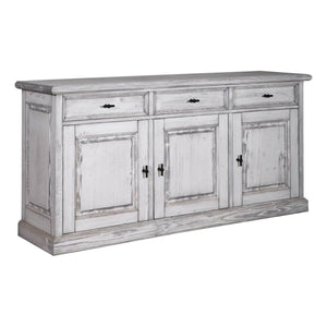 Landhausstil Sideboard Oslo 3 Türen 3 Schübe