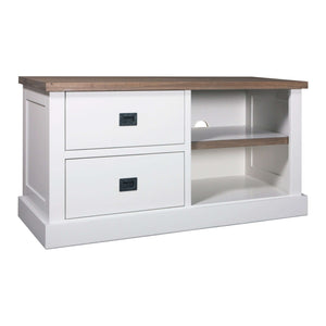 Landhausstil TV Anrichte Kubic Oak 2 Schübe