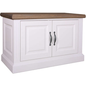 Landhausstil TV Kommode Chic Oak 2 Türen 100 cm