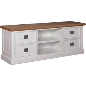 Landhausstil TV Kommode Chic Oak 4 Schübe