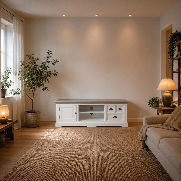 Landhausstil TV Kommode Fleur 145 cm - Das Holländische Möbelhaus
