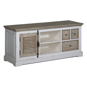 Landhausstil TV Sideboard Amanda 1 Tür 3 Schübe