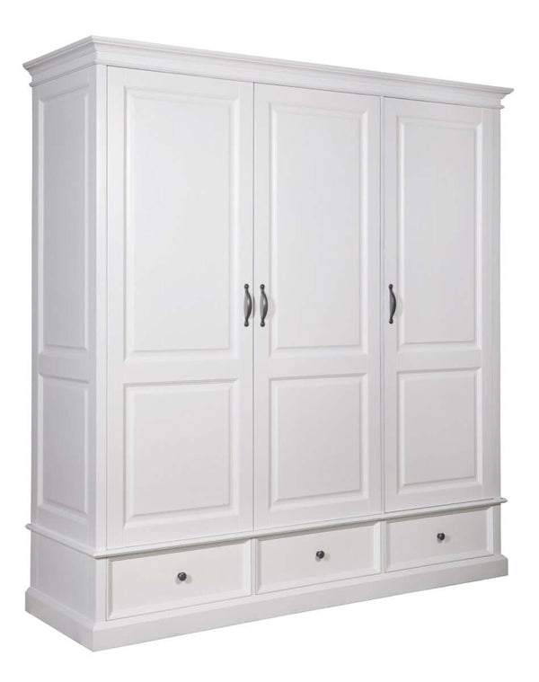 Landhausstil Wäscheschrank Monique Monique 3 Türen 3 Schubladen - Das Holländische Möbelhaus