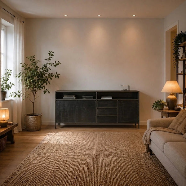 Sideboard Paterno 3 Schübe 3 Türen 200 cm - Das Holländische Möbelhaus
