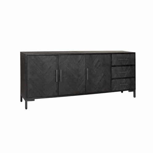 Sideboard Zano 220 cm 3 Türen 3 Schübe - Das Holländische Möbelhaus