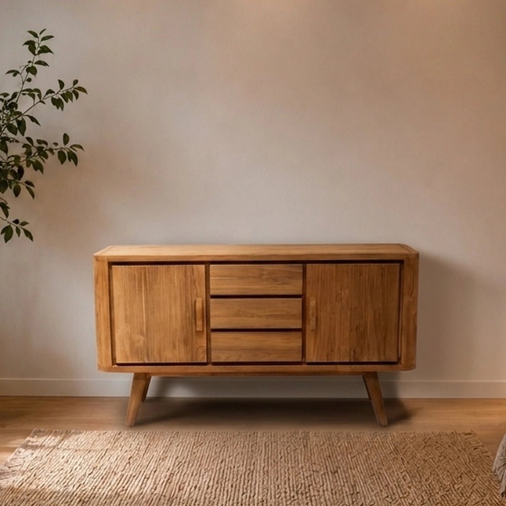 Teak Anrichte Original 150 cm - Das Holländische Möbelhaus