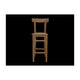 Teak Barhocker Fat Bild 1