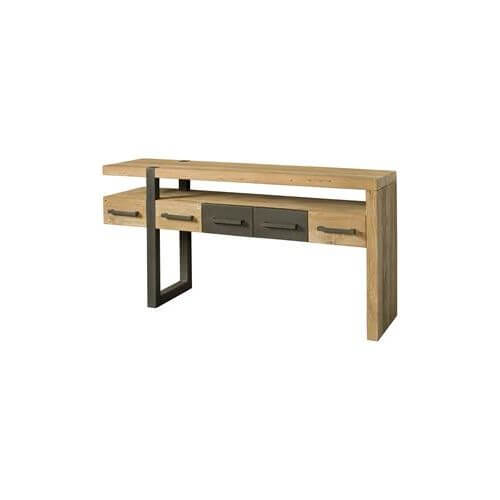 Teak Beistelltisch Lucca 5 Schübe - Das Holländische Möbelhaus