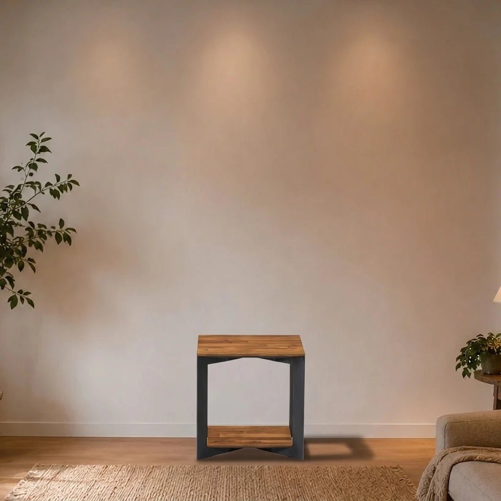 Teak Beistelltisch Pandora 50 cm - Das Holländische Möbelhaus