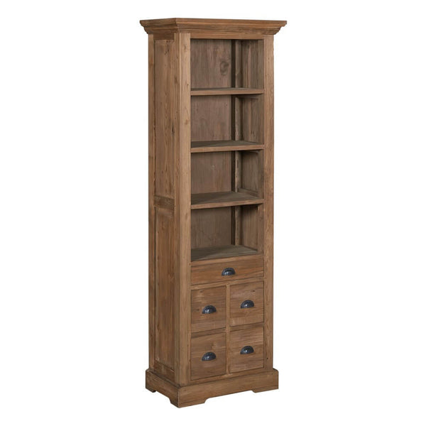 Teak Bücherschrank Bologna 66 - Das Holländische Möbelhaus
