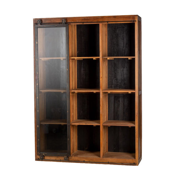 Teak Bücherschrank Senna 12 Fächer - Das Holländische Möbelhaus