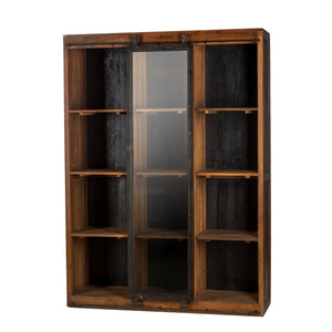 Teak Bücherschrank Senna 12 Fächer