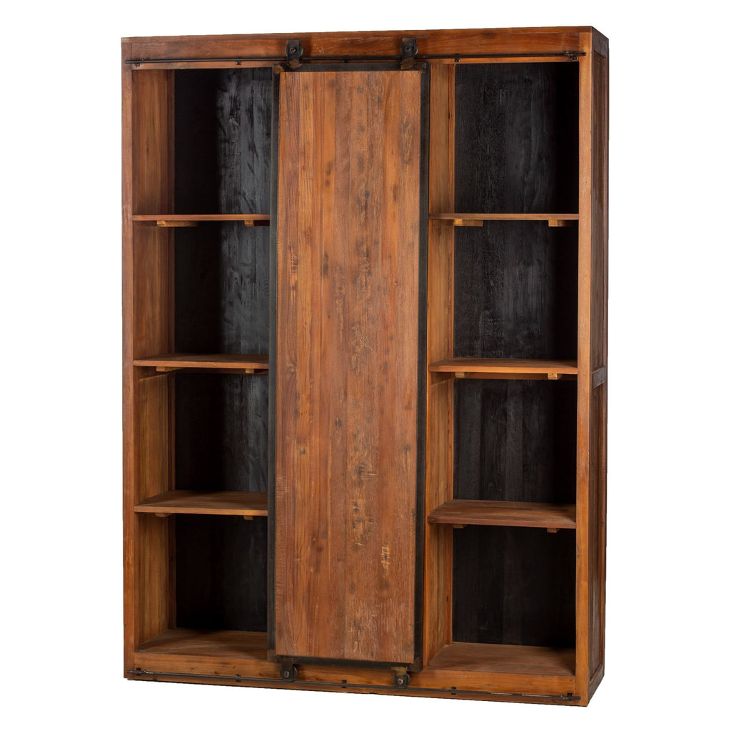 Teak Bücherschrank Senna 12 Fächer - Das Holländische Möbelhaus
