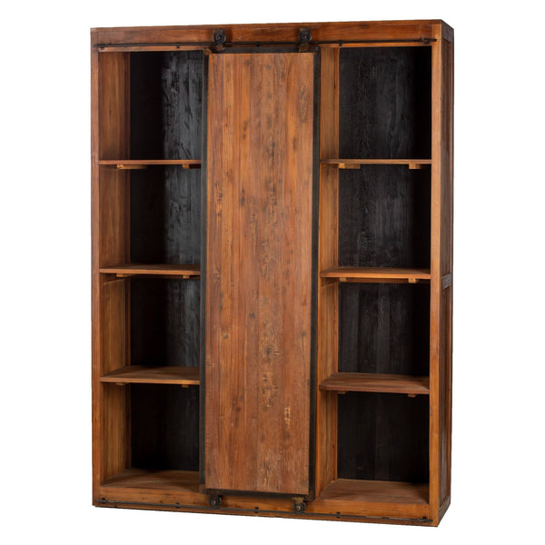Teak Bücherschrank Senna 12 Fächer - Das Holländische Möbelhaus